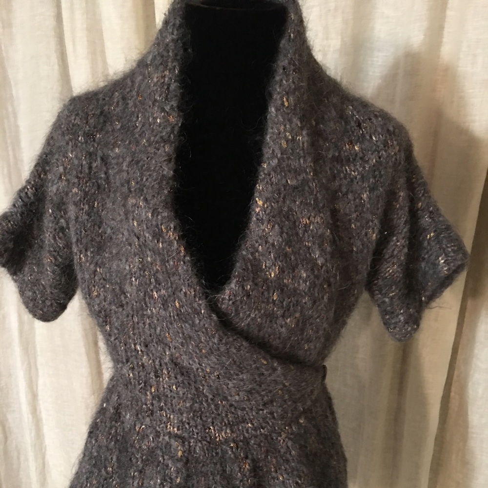 mohair wrap cardigan